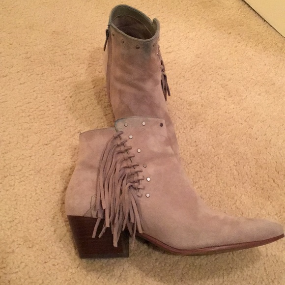 Sam Edelman taupe suede boots - Picture 3 of 7